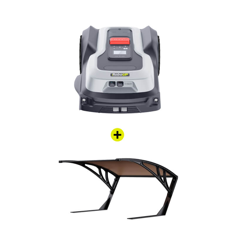 RoboUP T1200Pro 2025 Mähroboter mit Mäher Garage