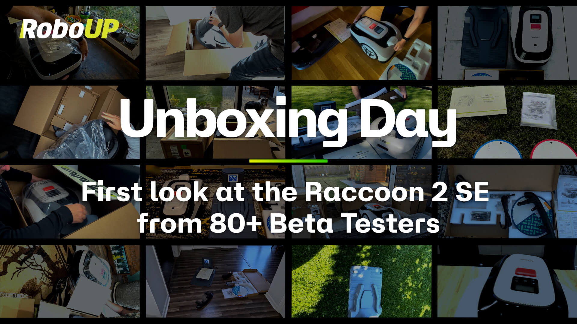 Video laden: Life can get hectic, and keeping your lawn in shape shouldn’t add to the stress. The Raccoon 2 SE changes everything. Built for small lawns, it’s a true plug-and-play robot mower. Just press a button and it starts. No Apps, no boundary wires, no complicated setup. It automatically maps your lawn, navigates around obstacles, and returns to recharge on its own. Quiet and efficient, it keeps your grass perfectly trimmed without any supervision or heavy lifting.With Raccoon 2 SE, weekends are yours again. Spend more time with family, enjoy your hobbies, or simply relax while your lawn takes care of itself. Smart, simple, and affordable, it’s the perfect solution for busy homeowners who want their time back.Experience the ease of one-button mowing. Join us on Kickstarter and be among the first to bring Raccoon 2 SE home.