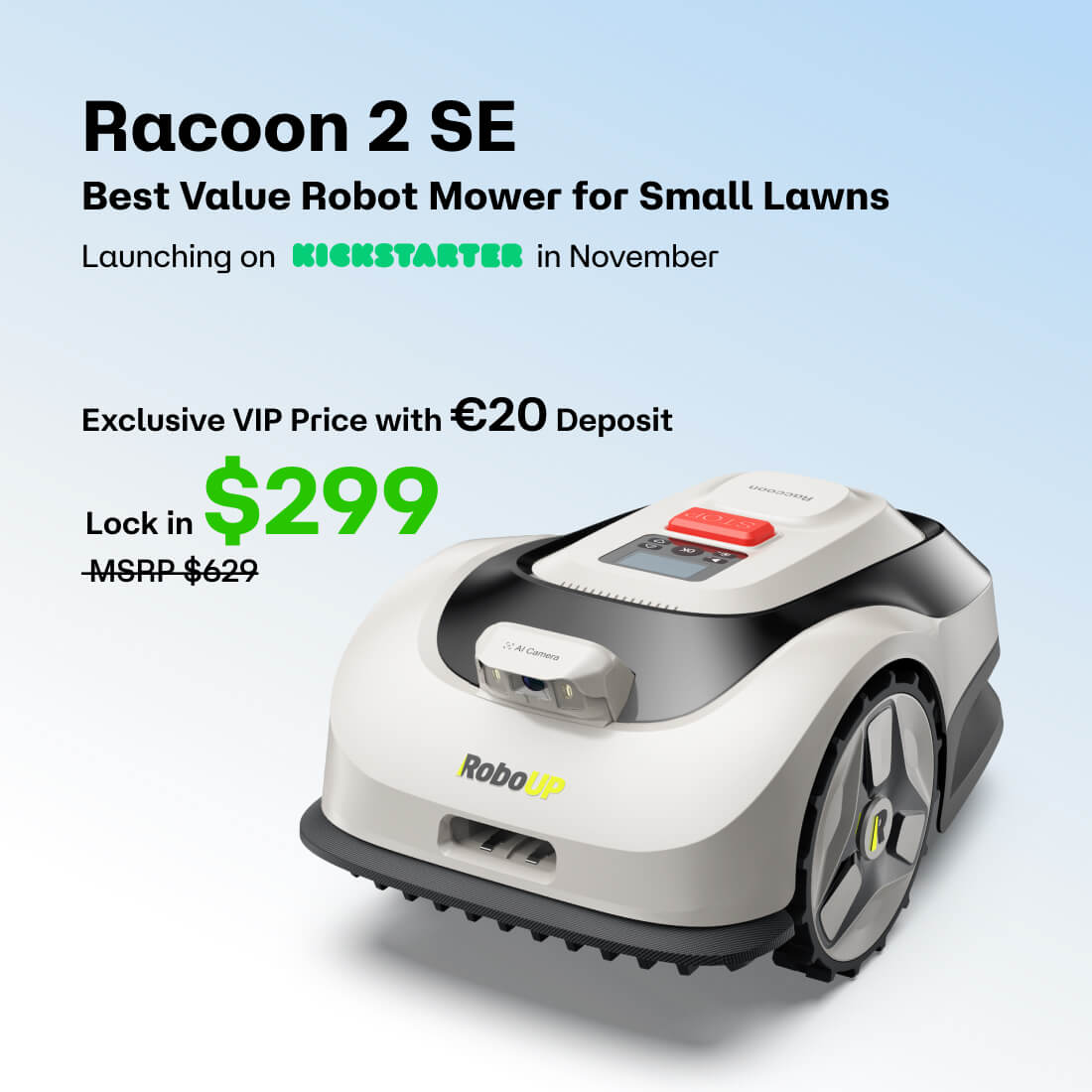 RoboUP Raccoon 2 SE – VIP Deposit (€20)